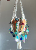 Beaded Plant w/ Macrame Hanger