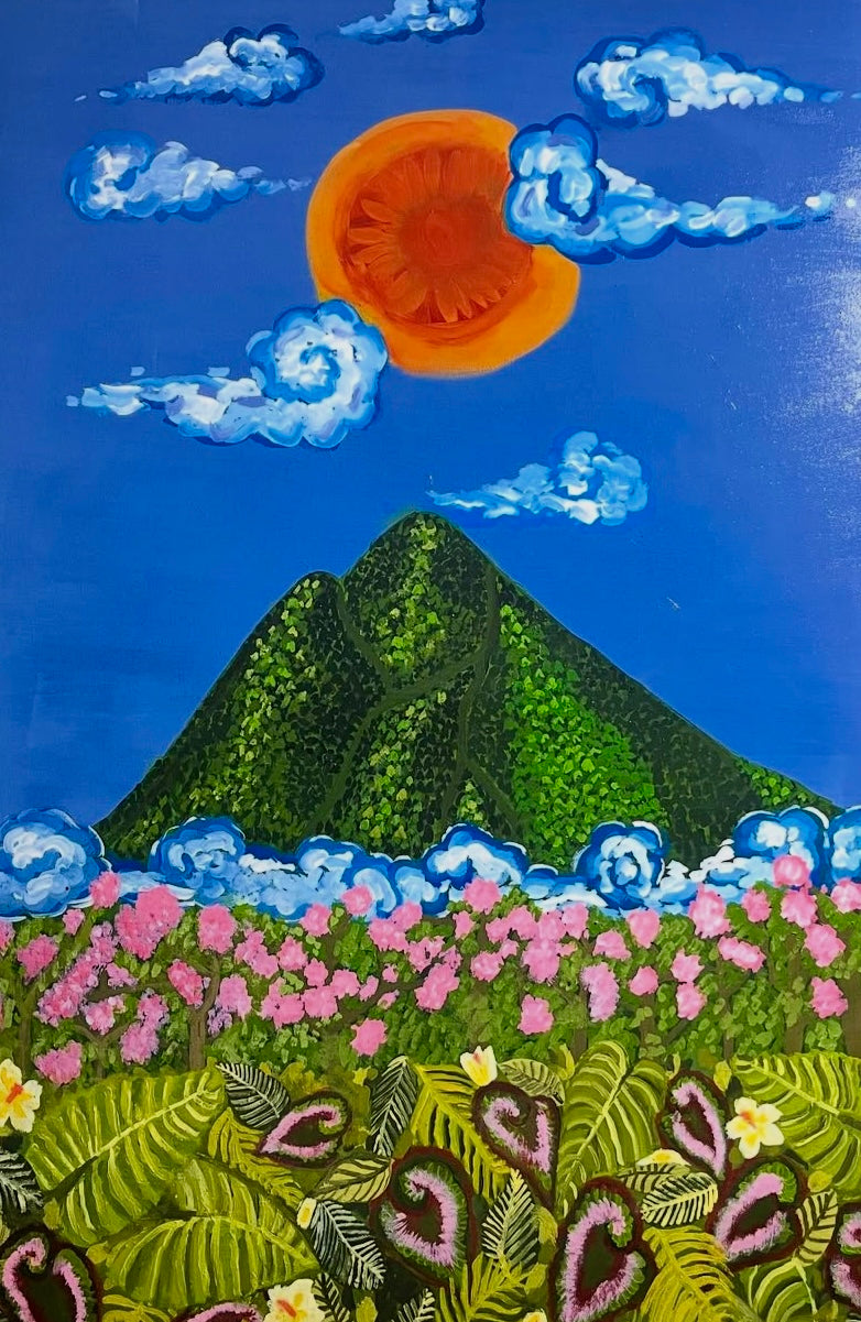 "The Volcano" Original Painting